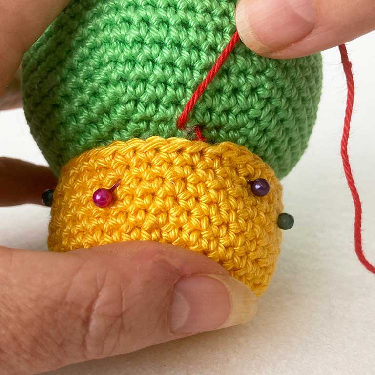 How to Sew Amigurumi Parts Together