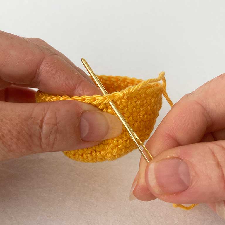 How to Sew Amigurumi Parts Together