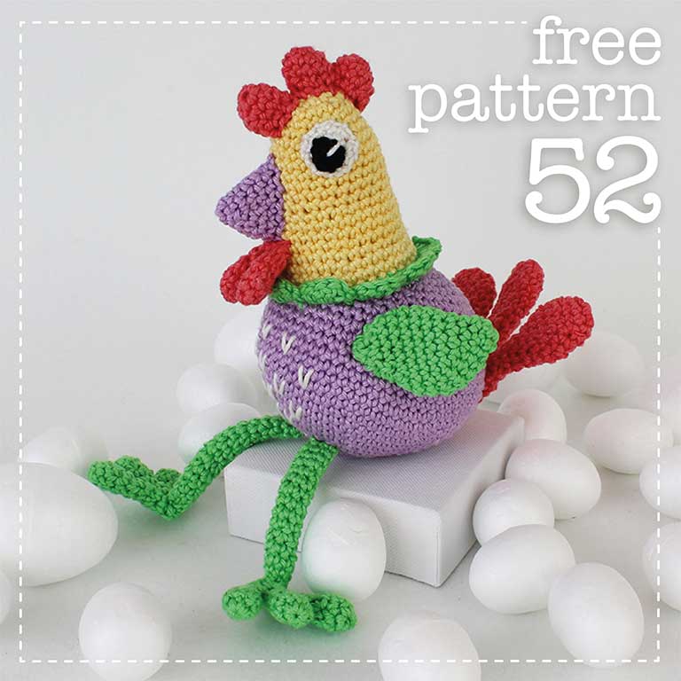 Free Crochet Chicken Pattern - mycrochetchums
