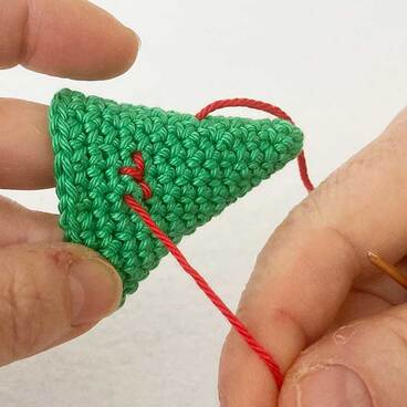 Picture of Fig 9 embroidering twinkle