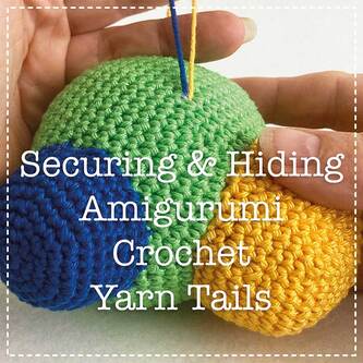 Picture for securing yarn tails photo tutorial